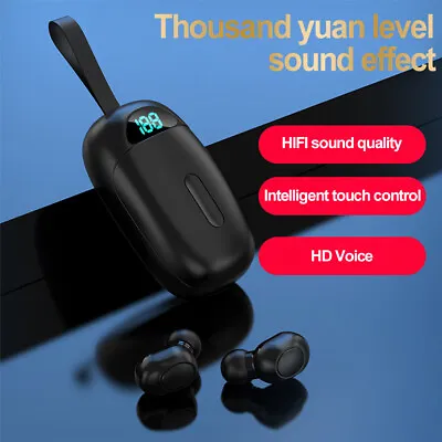 TWS Headset Wireless Earphones Bluetooth Headphones Sport Stereo In-Ear Earbuds • £9.99