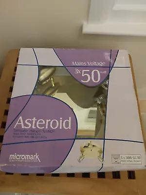 Asteroid Dimmable Halogen Spotlight - Brass Finish • £4.99