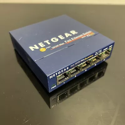 NETGEAR - ProSafe - FS105 - 5-port Desktop Switch 10/100 Mbps W/O Power Adapter • $6.88