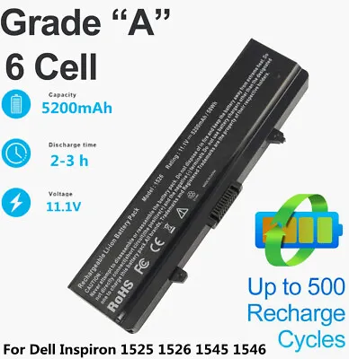Battery For Dell Inspiron 14 1440 1525 1526 1545 1546 GW240 RN873 X284G M911G  • $24.99
