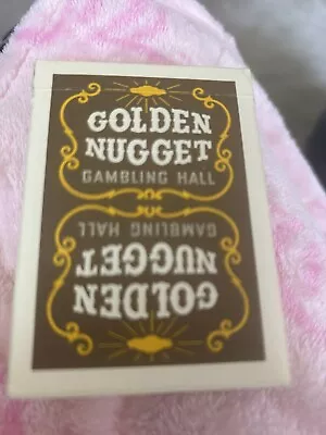 Vintage Golden Nugget Gambling Hall Las Vegas Nv Playing Cards • $30