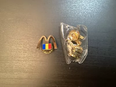 Vintage McDonald’s Golden Arches + Burger Pin Sealed • $9.95