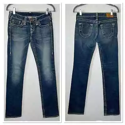 True Religion Blue Gina Super T Jeans Sz 25 • $50