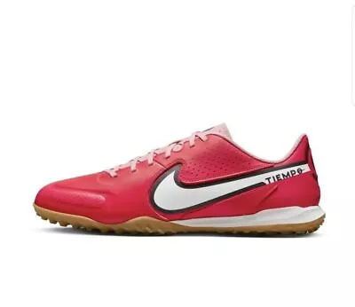 Nike Tiempo Legend 9 Academy TF Turf Siren Indoor Soccer Red  7~9.5 DA1191-618 • $64.99