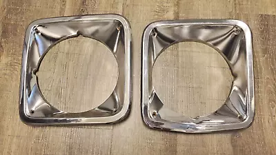 1971-1977 Chevrolet GMC Van Chrome Headlamp Bezels G10 G20 G30 • $109.95