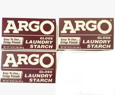 £43.83 • Buy (3) ARGO Gloss Laundry Starch 16 Oz Crisp Finish EXPIRED 2021
