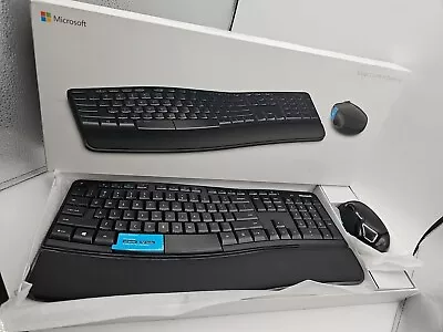 Microsoft Ergonomic Wireless Sculpt Comfort Desktop USB Keyboard & Mouse • $49.95