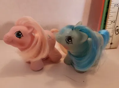 My Little Pony MLP G1 Vtg Newborn Babies Doodles And Noodles ABC Set Of Twins I • $45