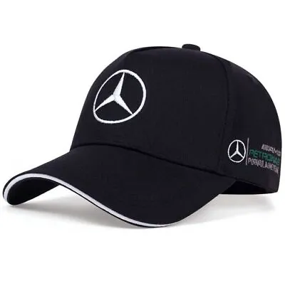 HOT Cap Hat Baseball Adjustable Mercedes Benz AMG Petronas Black/White • $12.99