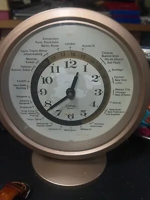 Vintage Verichron World Clock In Great Working Condition Japanese  • $60