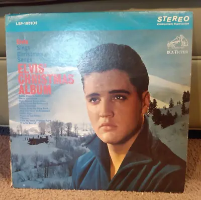 Elvis Presley – Elvis' Christmas Album LP RCA Victor LSP-1951 (e) Tested-Good! • $7.50