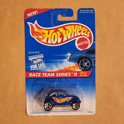 Hot Wheels Baja Bug Race Team Series II 1996 Series #15234 Blue  1:64 • $3.12