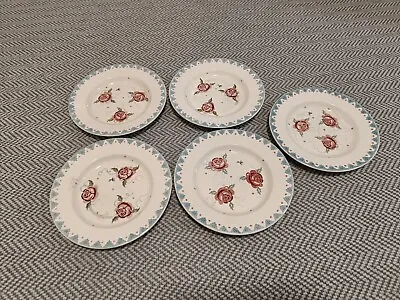 £25 • Buy Emma Bridgewater Rose And Bee 10 1/2 Inch Dinner Plate X5 Five, Factory Seconds
