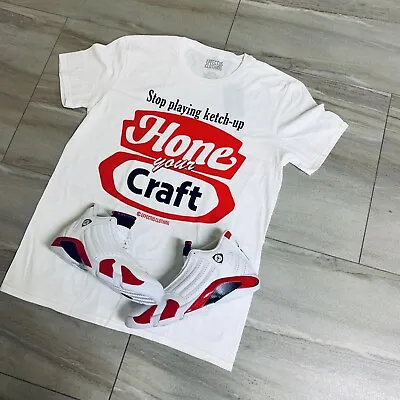 Tee To Match Jordan Retro 14 Candy Cane. Hone Your Craft Tee. • $24