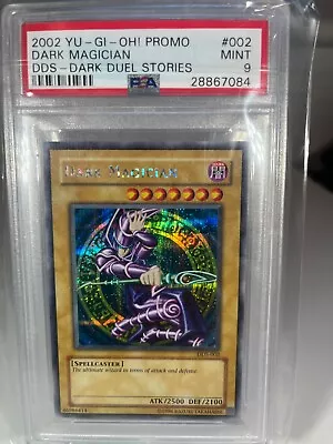 Dark Magician DDS-002 PSA 9 MINT Prismatic Secret Rare YuGiOh • £1050