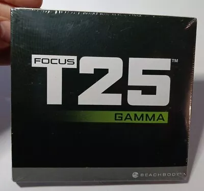 Focus T25 Gamma Cycle Cardio Fitness Workout 4 DVD Workout Program NEW Sealed • $34.99