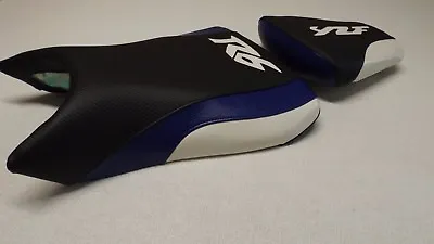YAMAHA 06/07/08/09 YZF R6s BLACK/BLUE/WHITE FRONT & REAR SEAT COVERS R6 03-04-05 • $87
