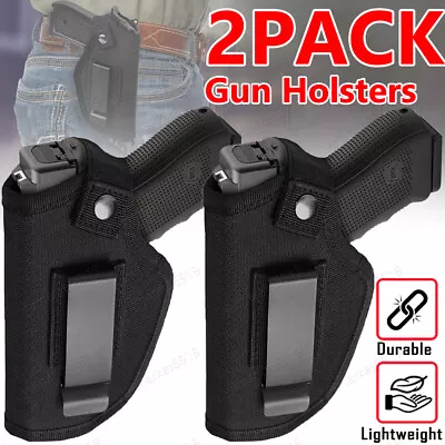 Tactical Concealed Carry IWB OWB Pistol Gun Holster Right/Left Hand & Mag Holder • $9.79