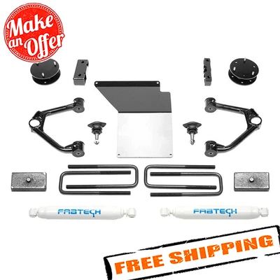 $850.73 • Buy Fabtech 3  Front & Rear Suspension Lift Kit For 14-18 Chevy Silverado 1500