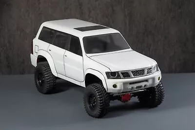 RC Body Car Crawler Monster 1:10 Nissan Patrol Y61 APlastics 313mm New Shell • £53.08