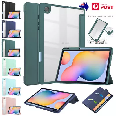 For Samsung Galaxy Tab S6 Lite S7 S8 Tablet Smart Leather Case Shockproof Cover • $25.59
