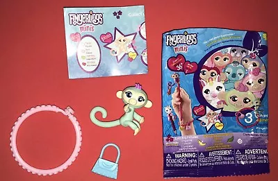 $12.41 • Buy Fingerlings Minis Fingerling Zoe Turquoise Monkey Surprise 3 Pcs Mini Blind Bag