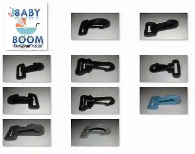 £5 • Buy Pushchair Pram Buggy Stroller Spare Replacement HARNESS Clip - USED