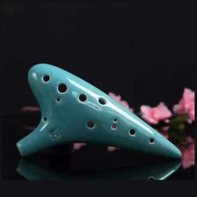 Ocarina 12 Hole Alto C W/Bag Teal • $59