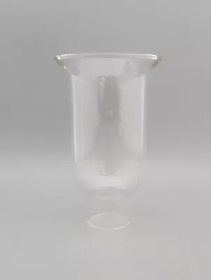 Clear Glass Plain Bell Shaped Candle Lamp Hurricane Chimney / Shade 47mm Fitter • £19.99