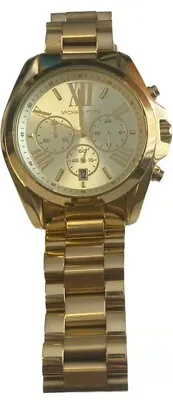 Michael Kors Watch MK4690  Raquel Chronograph Gold Tone Brand New Women • $140