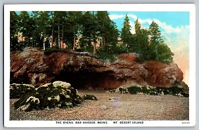 Bar Harbor Maine - The Ovens Cave - Mt. Desert Island - Vintage Postcard • $8.49