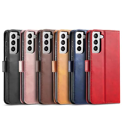 Case For Samsung J6 J4 J7 Leather Flip Shockproof Card Wallet Case Phone Cover • $13.96