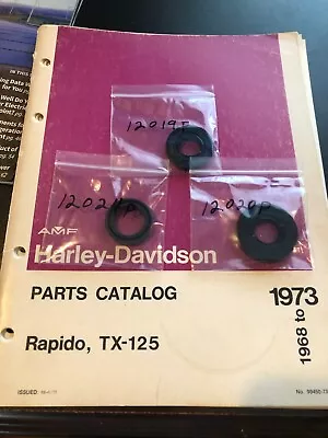 $39.55 • Buy 1968 Harley  Aermacchi  Rapido-125cc Oil Seals (1)  12019p  (1) 12020p (1)12024p