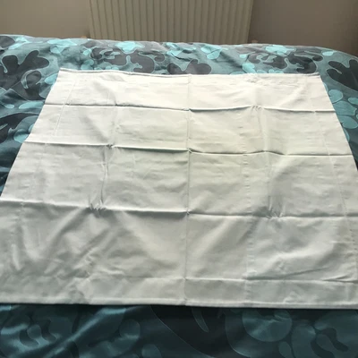 £4 • Buy 2 Large Sq Turquoise Pillow Cases