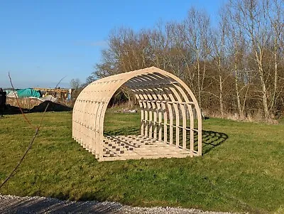  Glamping Pod Frame Garden  Office  Self Build Kit -  6.0m (L)  X  2.95m (W) • £1404