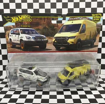 Hot Wheels 2024 Car Culture 2-Pack Toyota Land Cruiser & Mercedes-Benz Sprinter • $18