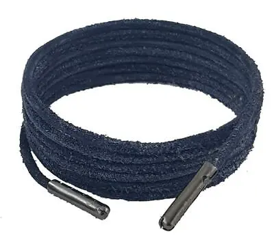 Shoe And Boot Laces Grey 3 Mm Round Leather • £4