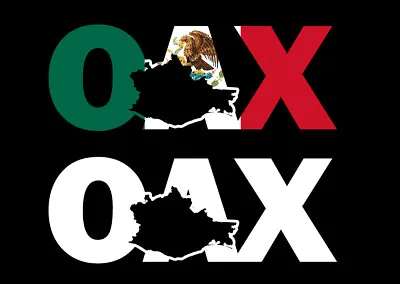 Oaxaca Letters Decal Car Window Laptop Map Vinyl Sticker Mexico Oax • $4.99