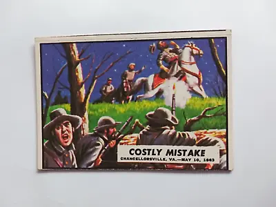 A&BC American Civil War Bubble Gum Trading Cards No 43 1966 • £2