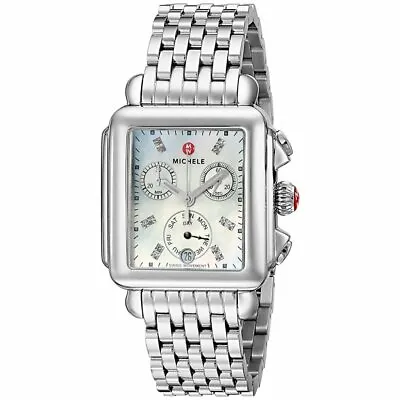 MICHELE Deco Wrist Watch For Women MWW06P00014 • $800