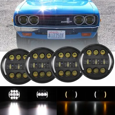 4pcs 5.75  5-3/4 LED Headlight Hi/Lo Sealed Beam Projector For Ford Mustang 1969 • $79.99