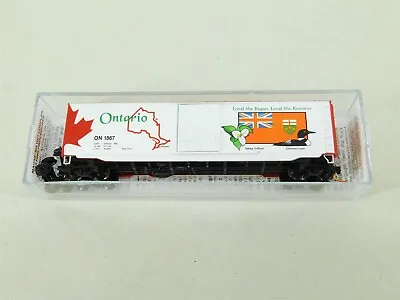 N Scale Micro-Trains MTL 07700156 ON Ontario 40' Boxcar #1867 • $19.95