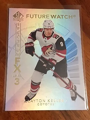  2017-18 SP Authentic Spectrum FX #S92 Clayton Keller Future Watch RC SL@M4S1 • $29.26