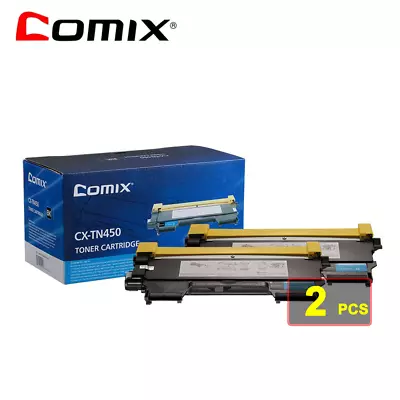 2X Comix Toner Replacement TN450/TN2250 For Brother IntelliFAX 2840 2940 • $26.99