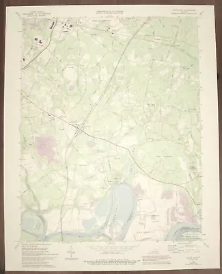 Dutch Gap Virginia 1969 Revised 1994 Original USGS Topo Map • $19.95