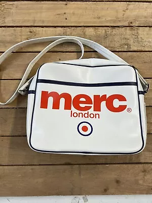 £19.99 • Buy Mens Merc London White Airline Shoulder Bag Pre Owned