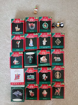 Hallmark Miniature Keepsake Ornaments Lot Of 21! • $29.99