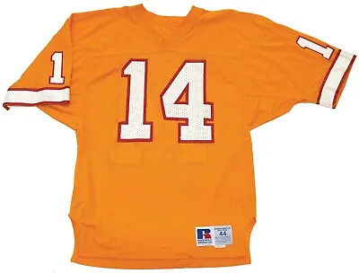 Vintage Pro Cut NFL Jersey 44 VINNY TESTAVERDE TAMPA BAY BUCCANEERS Creamsicle • $174.99