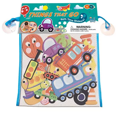 Buddy & Barney Bath Time Stickers Things That Go Vehicles • $22.99