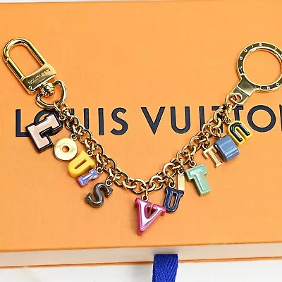 Auth Louis Vuitton Bag Charm Key Ring Multi Color A2147rcs • $432